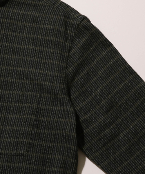 ADAM ET ROPE'（アダムエロペ）の「クラシックチェック バンドカラーシャツ（シャツ/ブラウス・メンズ・ダークブラウン/イエロー/スミクロ・LL/M/L）」の12枚目の写真