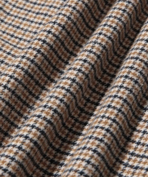 ADAM ET ROPE'（アダムエロペ）の「クラシックチェック バンドカラーシャツ（シャツ/ブラウス・メンズ・ダークブラウン/イエロー/スミクロ・LL/M/L）」の17枚目の写真