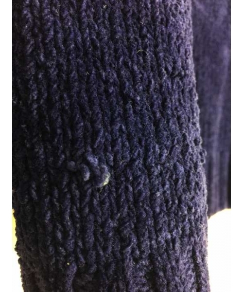 美品 ストーンアイランド ロゴ ワッペン ニット セーター コットン ブラック STONE ISLAND ストーンアイランド ミドルゲージ ラムウール クルー