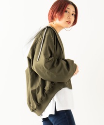 WEGO | WEGO/2WAYフード付MA-1(MA-1)