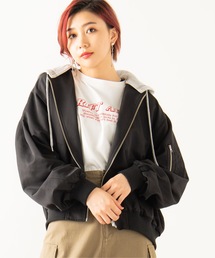 WEGO | WEGO/2WAYフード付MA-1(MA-1)
