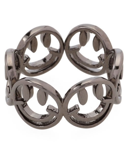 BEAUTY&YOUTH UNITED ARROWS(ビューティーアンドユースユナイテッドアローズ)の「BYSFI スマイルモチーフリングо(リング・レディース・ゴールド/ブラック・フリー)」の2枚目の写真