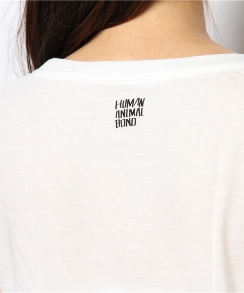 OUTLET(アウトレット)の「【Ciaopanic】ANIMALTシャツ(Tシャツ/カットソー・レディース・グレー/ホワイト・FREE)」の7枚目の写真