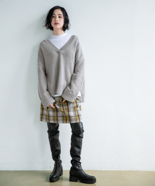 LOWRYS FARM(ローリーズファーム)の「シャギータイトスカート 856915(スカート・レディース・ブラック/ベージュ/ブラウン/グレー/アイボリー・MEDIUM/LARGE)」の21枚目の写真