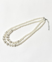 Cinderella（シンデレラ）の「パーティーネックレス アクセサリー パール 結婚式 お呼ばれ 成人式 二次会 謝恩会 パーティー キラキラ 20代 30代 40代（ネックレス）」