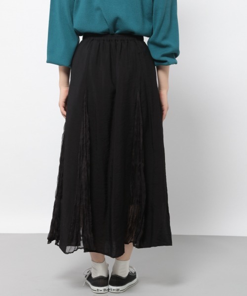 PAGEBOY（ページボーイ）の「シアーワッシャーキリカエスカート（スカート・レディース・ブラック/ブルー/ベージュ・FREE）」の8枚目の写真