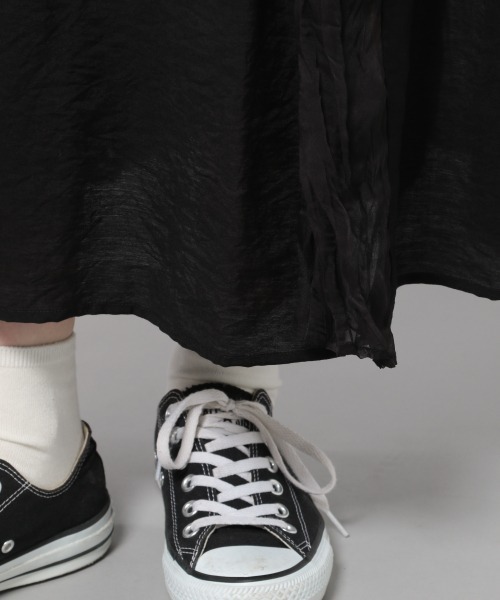 PAGEBOY（ページボーイ）の「シアーワッシャーキリカエスカート（スカート・レディース・ブラック/ブルー/ベージュ・FREE）」の12枚目の写真