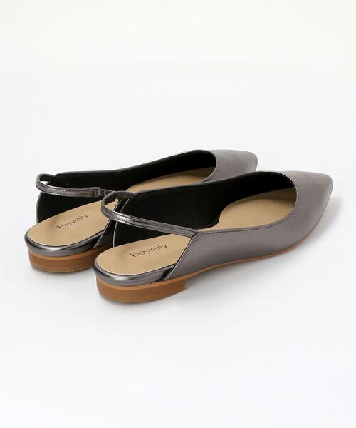 BEAUTY&YOUTH UNITED ARROWS（ビューティーアンドユースユナイテッドアローズ）の「＜BEVERLY＞レザーメタリックフラットシューズ ο（ドレスシューズ・レディース・ライトピンク/ダークグレー・36h/37h/36/37）」の12枚目の写真