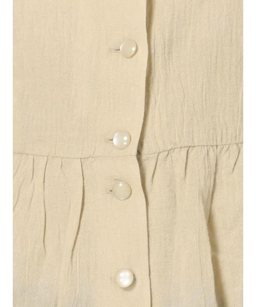 dazzlin(ダズリン)の「ラッフルフリルブラウス(シャツ/ブラウス・レディース・ブラック/ベージュ/オフホワイト・FREE)」の18枚目の写真