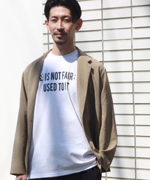 blank by words（ブランクバイワーズ）の「「LIFE IS NOT FAIR」 TEE（Tシャツ/カットソー）」