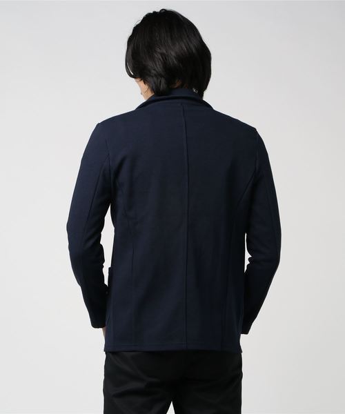 INNOCENT(イノセント)の「カルゼダンボールジャケット(テーラードジャケット・レディース・ネイビー/杢グレー/ブラック/チャコールグレー・MEDIUM/X-LARGE/LARGE)」の6枚目の写真