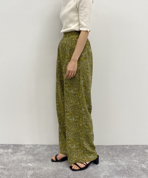 LOWRYS FARM(ローリーズファーム)の「ペイズリーパンツ 886372(その他パンツ・レディース・ブラウン/イエロー/アイボリー・FREE)」の5枚目の写真