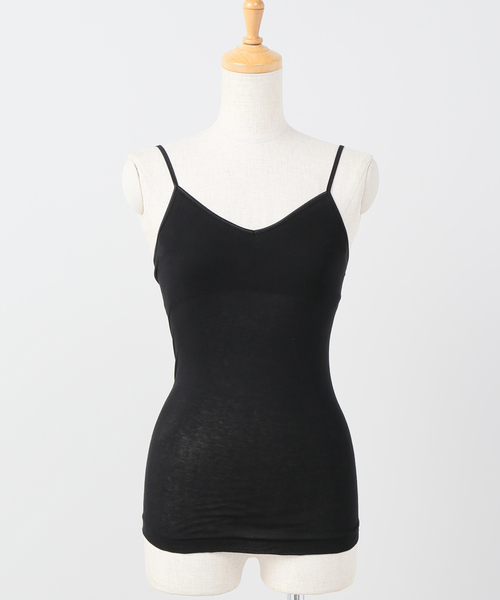 plage（プラージュ）の「【SOUPLE LUZ/スープレルース】ブラパットキャミソール（タンクトップ・レディース・ブラック/ホワイト/ボルドー・FREE）」の3枚目の写真