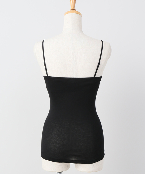 plage（プラージュ）の「【SOUPLE LUZ/スープレルース】ブラパットキャミソール（タンクトップ・レディース・ブラック/ホワイト/ボルドー・FREE）」の4枚目の写真