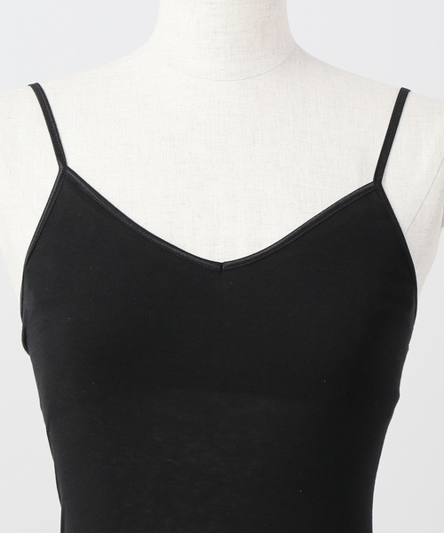 plage（プラージュ）の「【SOUPLE LUZ/スープレルース】ブラパットキャミソール（タンクトップ・レディース・ブラック/ホワイト/ボルドー・FREE）」の5枚目の写真