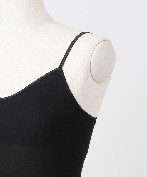 plage（プラージュ）の「【SOUPLE LUZ/スープレルース】ブラパットキャミソール（タンクトップ・レディース・ブラック/ホワイト/ボルドー・FREE）」の7枚目の写真