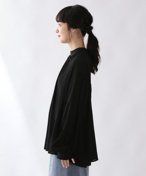 LOWRYS FARM（ローリーズファーム）の「３ＷＡＹボウタイブラウス　895050（シャツ/ブラウス・レディース・ホワイト/ブラック/ベージュ/ブルー・FREE）」の7枚目の写真