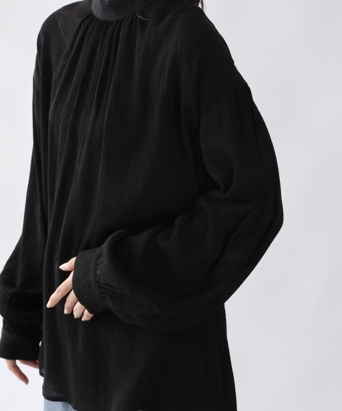 LOWRYS FARM（ローリーズファーム）の「３ＷＡＹボウタイブラウス　895050（シャツ/ブラウス・レディース・ホワイト/ブラック/ベージュ/ブルー・FREE）」の14枚目の写真