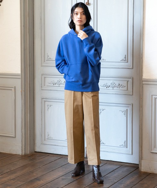 LAKOLE（ラコレ）の「ハイライズストレートチノパンツ / LAKOLE（チノパンツ・レディース・ベージュ/ネイビー/カーキ/オレンジ・SMALL/MEDIUM）」の14枚目の写真