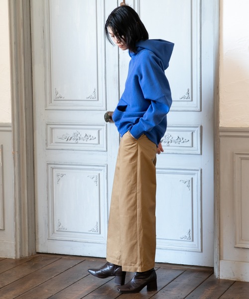 LAKOLE（ラコレ）の「ハイライズストレートチノパンツ / LAKOLE（チノパンツ・レディース・ベージュ/ネイビー/カーキ/オレンジ・SMALL/MEDIUM）」の16枚目の写真