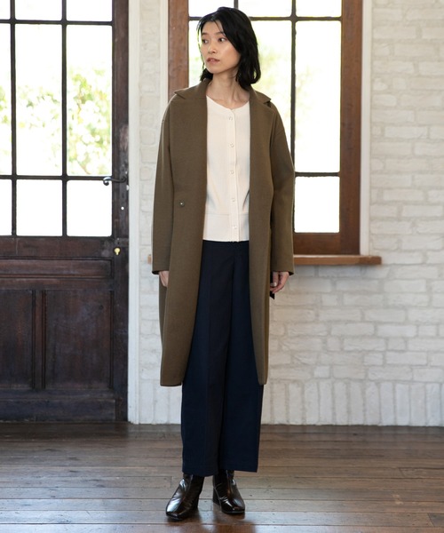 LAKOLE（ラコレ）の「ハイライズストレートチノパンツ / LAKOLE（チノパンツ・レディース・ベージュ/ネイビー/カーキ/オレンジ・SMALL/MEDIUM）」の20枚目の写真