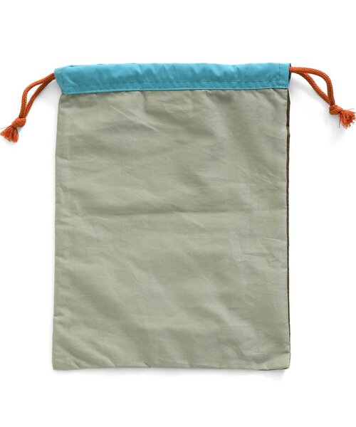 BREEZE（ブリーズ）の「■巾着（中）（ポーチ・キッズ・ブラウン/ライム/ベージュ/サックスブルー/パープル・FREE）」の9枚目の写真