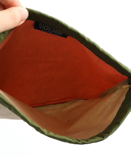 BREEZE（ブリーズ）の「■巾着（中）（ポーチ・キッズ・ブラウン/ライム/ベージュ/サックスブルー/パープル・FREE）」の16枚目の写真
