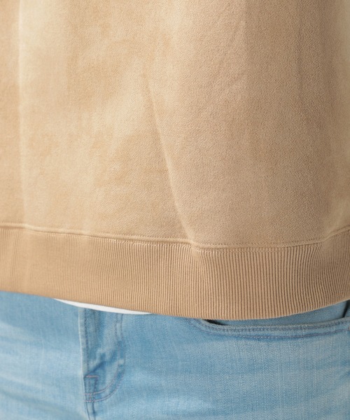 BAYFLOW（ベイフロー）の「スウェードリバーシブルボアクルー L/S（スウェット・メンズ・ベージュ/オレンジ/サックスブルー/オリーブ・SMALL/MEDIUM/LARGE）」の16枚目の写真