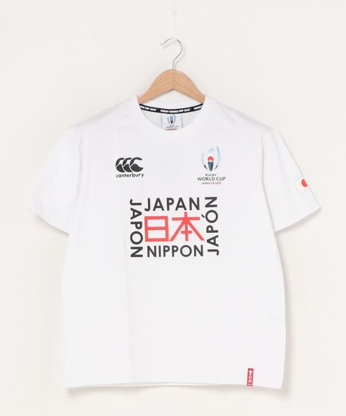 SHIPS（シップス）の「CANTERBURY:RWC JAPAN TEE（Tシャツ/カットソー・メンズ・ホワイト/ネイビー・SMALL/LARGE/X-LARGE/MEDIUM）」の2枚目の写真