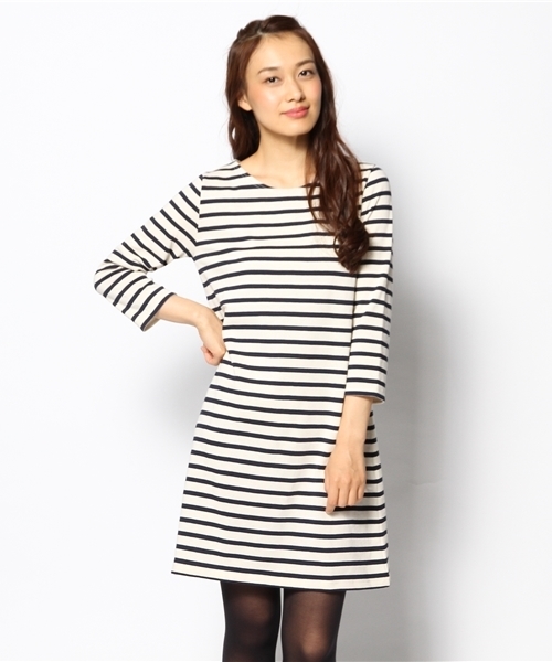 BEAMS LIGHTS Women's(ビームスライツ ウィメンズ)の「BEAMS LIGHTS× CHANTECLAIR / ボーダーワンピース(ワンピース・レディース・ネイビー/ブラウン系その他・36/38)」の12枚目の写真