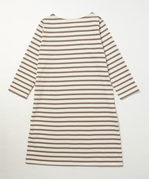 BEAMS LIGHTS Women's(ビームスライツ ウィメンズ)の「BEAMS LIGHTS× CHANTECLAIR / ボーダーワンピース(ワンピース・レディース・ネイビー/ブラウン系その他・36/38)」の4枚目の写真