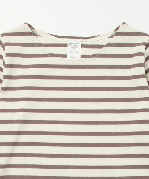 BEAMS LIGHTS Women's(ビームスライツ ウィメンズ)の「BEAMS LIGHTS× CHANTECLAIR / ボーダーワンピース(ワンピース・レディース・ネイビー/ブラウン系その他・36/38)」の5枚目の写真