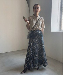 Ameri（アメリ）の「KEILY FLOWER PRINT SKIRT（スカート