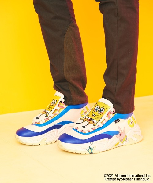 glamb スポンジ・ボブ コラボ スニーカー glamb（グラム）の「SpongeBob sneakers / スポンジ・ボブ