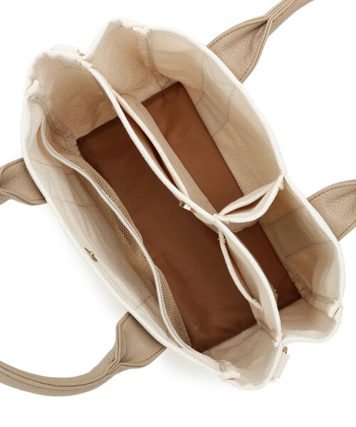 pink adobe（ピンクアドベ）の「◆【2WAY】整理整とんトート（トートバッグ・レディース・ブラック/アイボリー/サンドベージュ/ベージュ系その他/グレー系・00）」の14枚目の写真