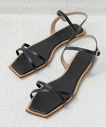 LOUNGEDRESS | 【CORSO ROMA, 9/コルソローマ】バイカラーフラットサンダル(サンダル)