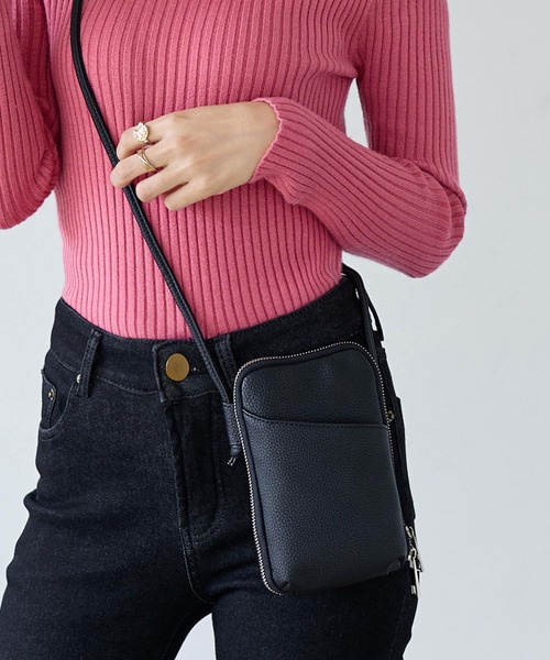 セール】スマホショルダーミニウォレットバッグ（ショルダーバッグ