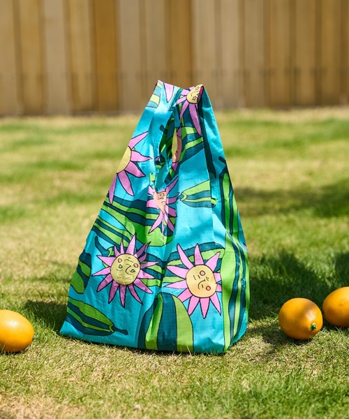 BAGGU（バグー）の「【BAGGU】BABY BAGGU（エコバッグ/サブバッグ・レディース・ネイビー/ブラック系その他/ライトグレー/ブロンズ/グレー/ブラウン系その他/マスタード/インディゴブルー/ブラック系その他2/カーキ/ピンク系その他/レッド/グリーン系その他/ブルー/ホワイト/オリーブ/ブラウン系その他2/ブルー系その他2/イエロー系その他2/サーモンピンク/ピンク系その他2/イエロー系その他/ブルー系その他/ホワイト系その他3/ローズ/オレンジ/ダークグリーン/サックスブルー/ライム・FREE）」の18枚目の写真