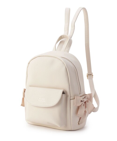 Ober Tashe（オーバータッシェ）の「サイドレースアップリュックL（バックパック/リュック・レディース・ピンク系/アイボリー/ブラック・FREE）」の18枚目の写真