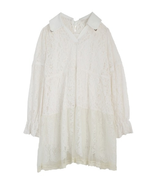 【新品未使用】axes femmeアクシーズファムブーケレースキャミチュニック TS342X161_481db4c5953271611c86