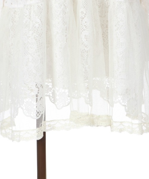 axes femme（アクシーズファム）の「総レースティアードチュニック
