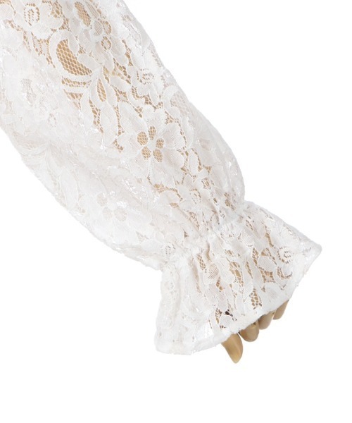 axes femme（アクシーズファム）の「総レースティアードチュニック