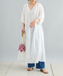 DouDou | 袖切替カフタンワンピース(ワンピース)