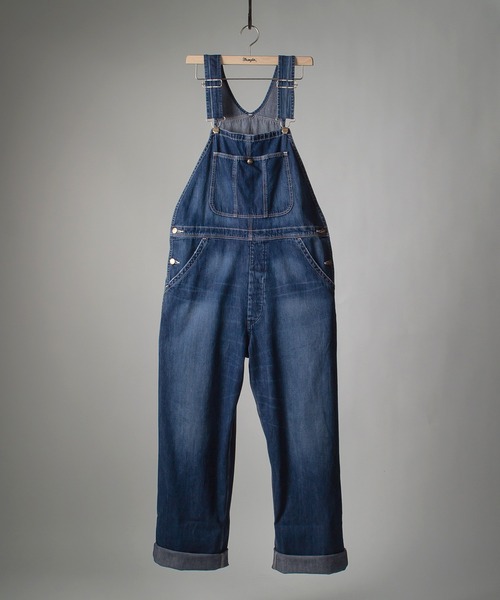Wrangler（ラングラー）の「【Wrangler/ラングラー】Overalls/denim デニムオーバーオール（つなぎ/オールインワン・メンズ・ライトインディゴブルー/ダークインディゴブルー・L/S/M/XL）」の14枚目の写真