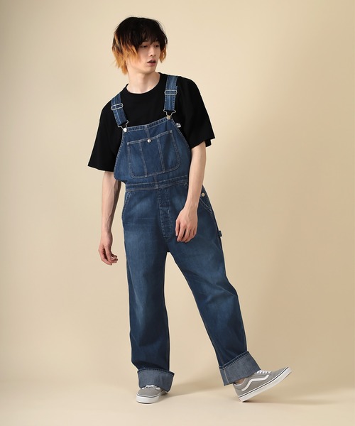 Wrangler（ラングラー）の「【Wrangler/ラングラー】Overalls/denim デニムオーバーオール（つなぎ/オールインワン・メンズ・ライトインディゴブルー/ダークインディゴブルー・L/S/M/XL）」の5枚目の写真