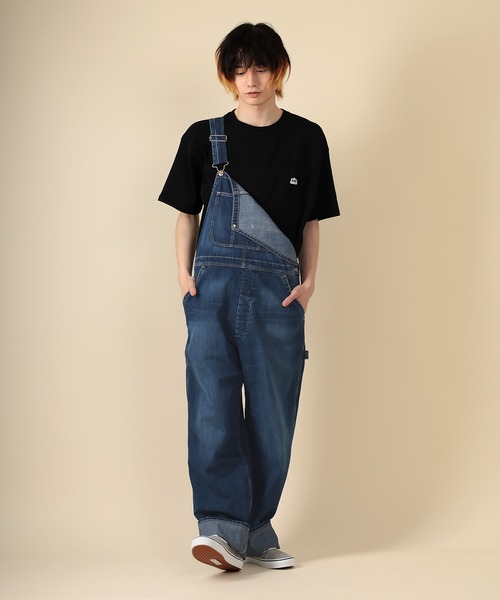 Wrangler（ラングラー）の「【Wrangler/ラングラー】Overalls/denim デニムオーバーオール（つなぎ/オールインワン・メンズ・ライトインディゴブルー/ダークインディゴブルー・L/S/M/XL）」の4枚目の写真