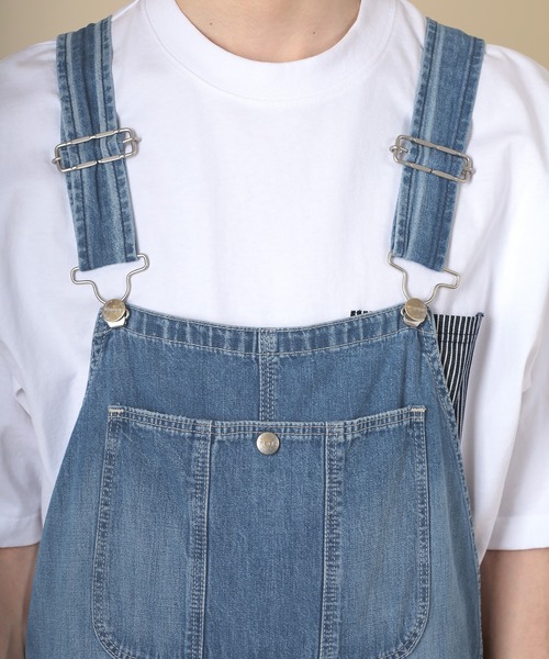 Wrangler（ラングラー）の「【Wrangler/ラングラー】Overalls/denim デニムオーバーオール（つなぎ/オールインワン・メンズ・ライトインディゴブルー/ダークインディゴブルー・L/S/M/XL）」の9枚目の写真
