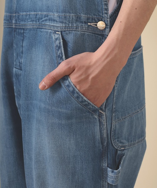 Wrangler（ラングラー）の「【Wrangler/ラングラー】Overalls/denim デニムオーバーオール（つなぎ/オールインワン・メンズ・ライトインディゴブルー/ダークインディゴブルー・L/S/M/XL）」の11枚目の写真