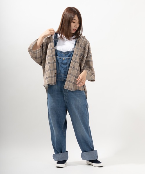 Wrangler（ラングラー）の「【Wrangler/ラングラー】Overalls/denim デニムオーバーオール（つなぎ/オールインワン・メンズ・ライトインディゴブルー/ダークインディゴブルー・L/S/M/XL）」の20枚目の写真