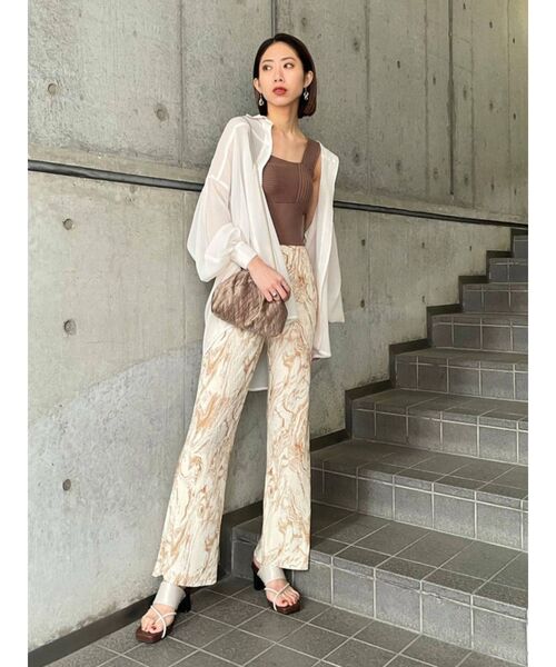 EMODA（エモダ）の「クロススクエアサンダル（サンダル・レディース・アイボリー/ブラック・SMALL/MEDIUM/LARGE）」の21枚目の写真